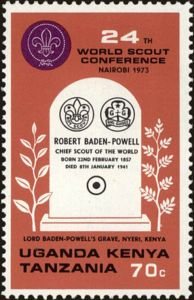 1973 24th Conferencia Mundial de boy scout Nairobi Etiopía FDC 