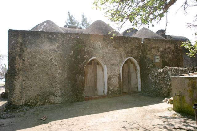 A view of the exterior of Kongo Mosque in Diani, Kwale County.