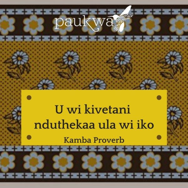 Kamba Proverb