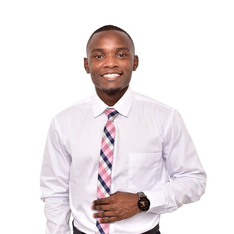 A portrait of Tobias Omondi, a sign language interpreter