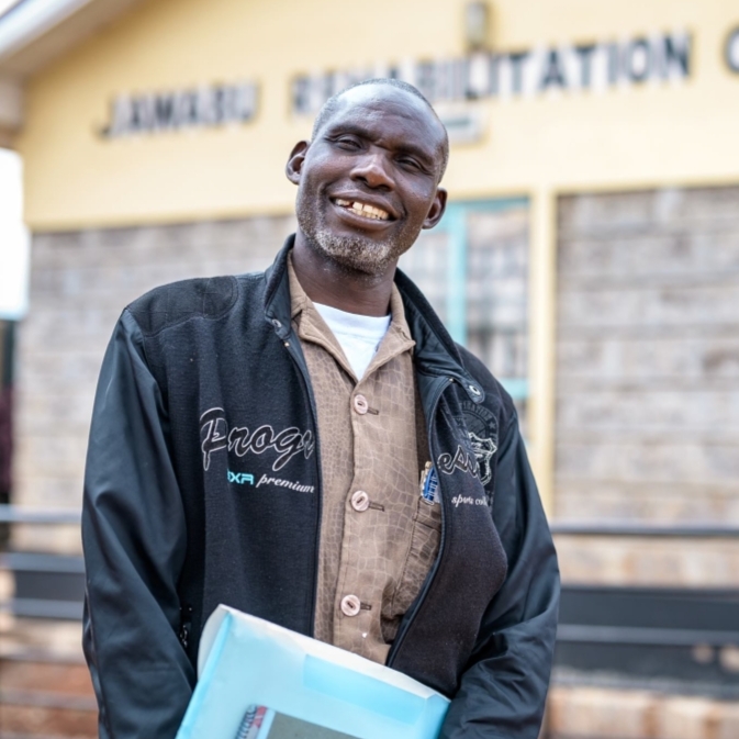 Portrait image of Patrick Jawabu, founder of Jawabu Rehabilitation Centre